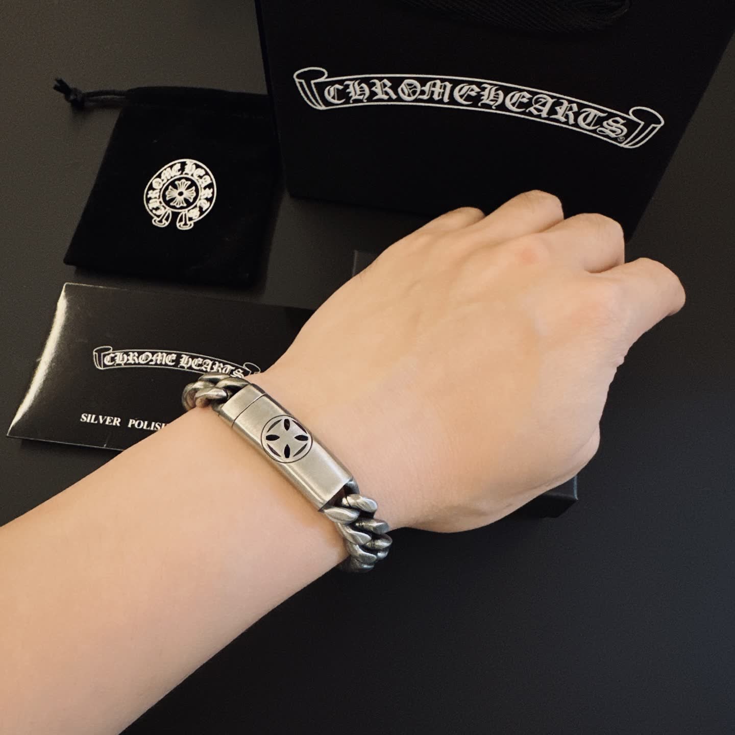 Chrome Hearts Silver Bracelet
